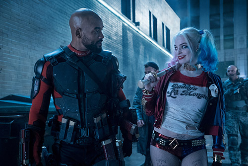 Will Smith as Deadshot with Margot Robbie as Harley Quinn