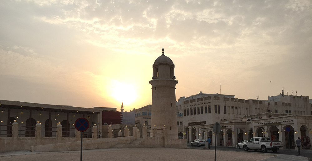 Sunset at Souk Waqif