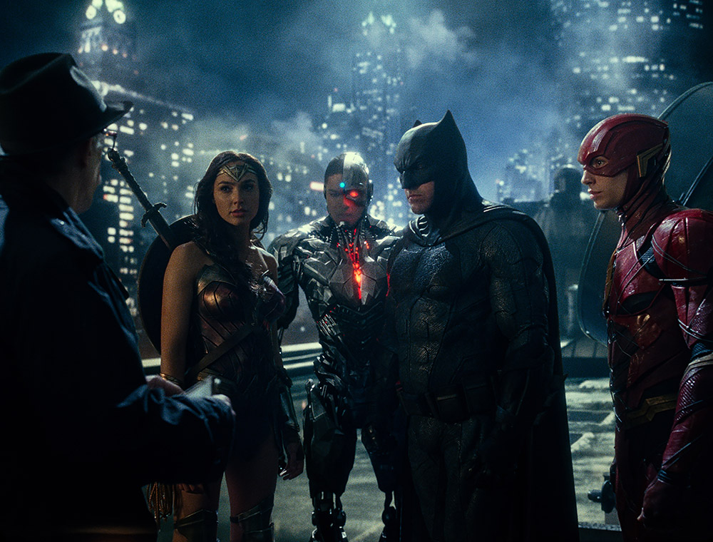 Wonder Woman, Cyborg, Batman & The Flash
